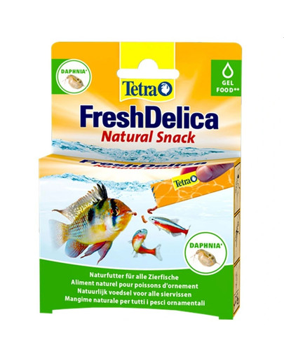 TETRA FreshDelica Daphnia 48 g Dafnijų gelinis skanėstas žuvims