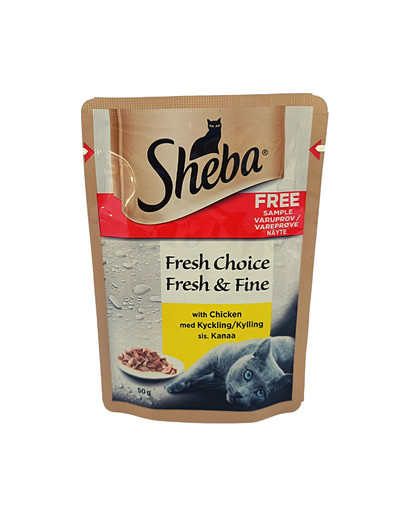 SHEBA Mini vištienos 50 g mėginys