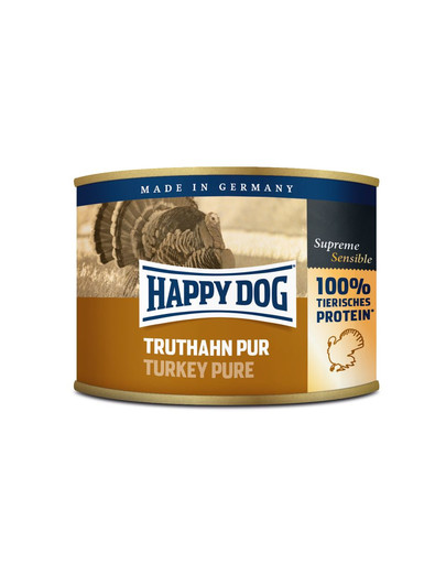Happy Dog Truthahn Pur konservai šunims su kalakutiena 200 g