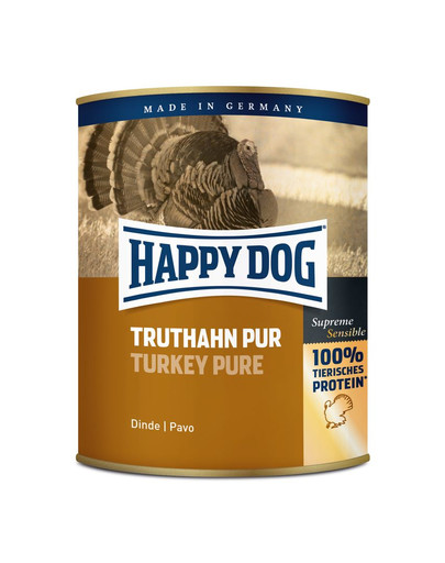 Happy Dog Truthahn Pur konservai šunims su kalakutiena 800 g