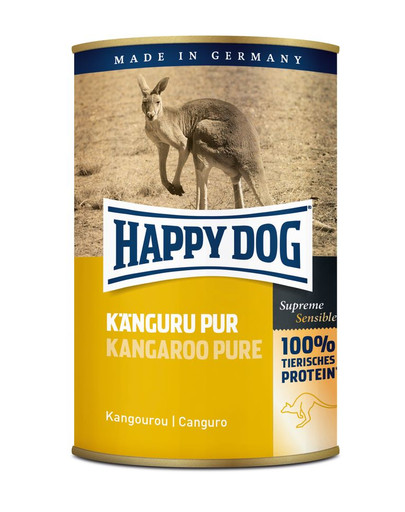 HAPPY DOG Kanguru Pur su konservai su kengūriena 400 g