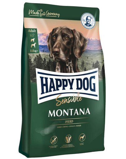 HAPPY DOG Sensible Montana 10 kg arkliena ir bulvės