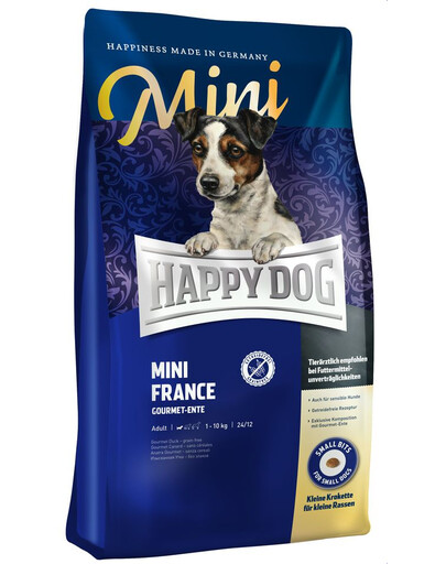 HAPPY DOG Mini France 1 kg mažų veislių šunims