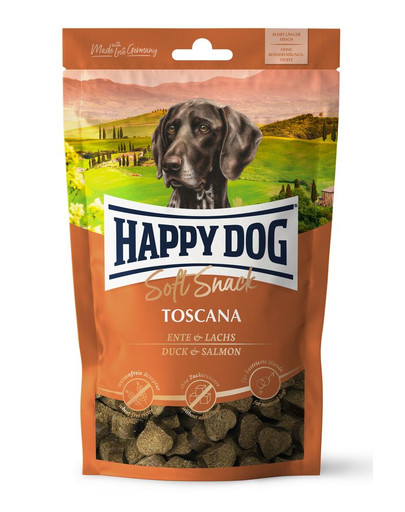 HAPPY DOG Soft Snack Toscana 100 g antis ir lašiša