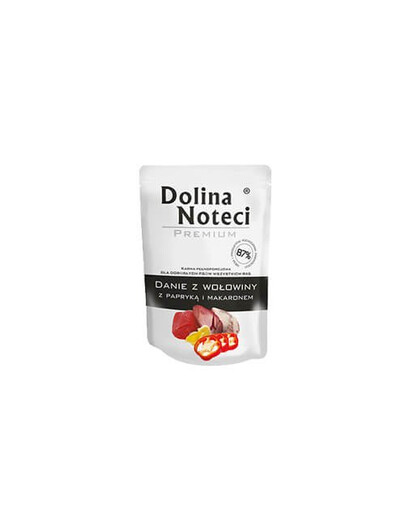 DOLINA NOTECI Premium Danie jautiena su paprika ir makaronais 100 g