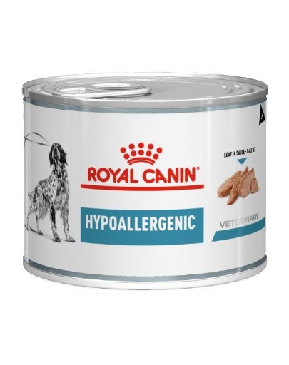 ROYAL CANIN Dog Hypoallergenic 12 x 200 g drėgno ėdalo suaugusiems šunims, turintiems nepageidaujamų reakcijų į maistą