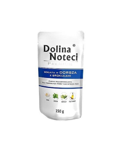 DOLINA NOTECI Premium menkės ir brokoliai 150 g