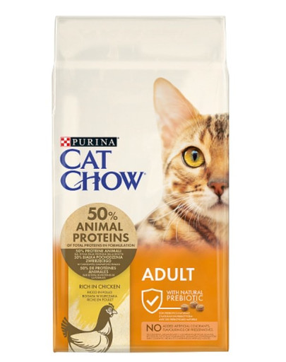 Purina Cat Chow Adult su vištiena ir kalakutiena 15 kg