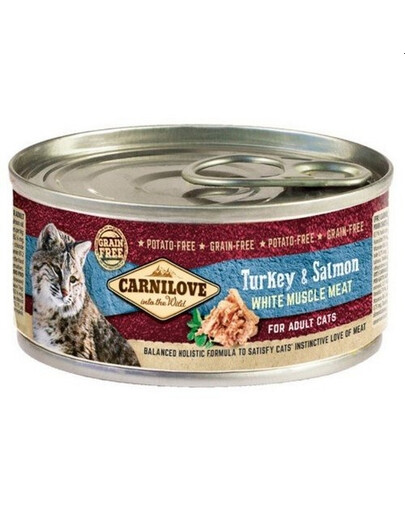 CARNILOVE Cat drėgnas kačių maistas 24 x 100 g skardinės