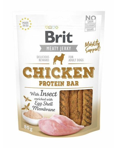 BRIT Jerky vištiena su vabzdžių baltymų