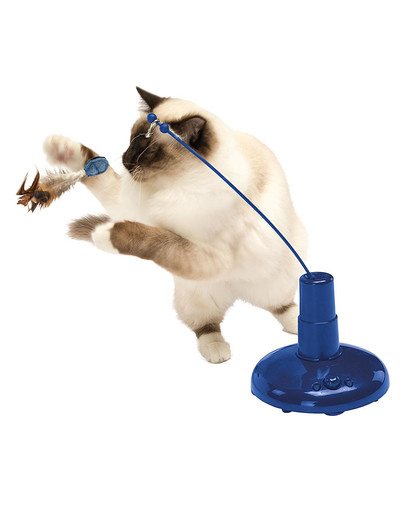 FERPLAST Raptor  Elektroninis katės žaislas mėlynas
