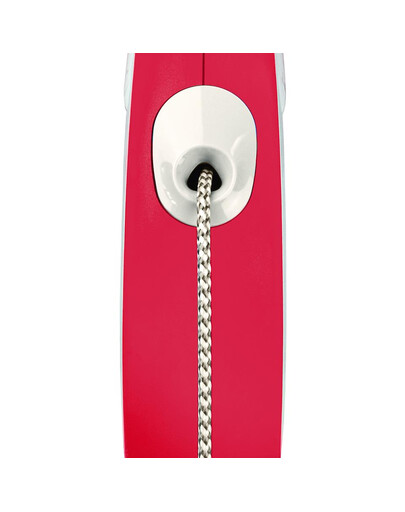 FLEXI New Comfort M Cord 5 m red virvelinis automatinis pavadėlis