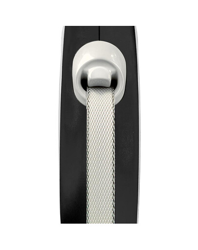 FLEXI New Comfort S Tape 5 m black automatinis pavadėlis