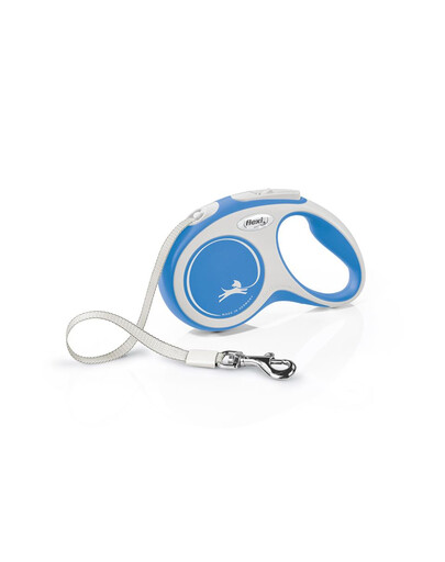 FLEXI New Comfort S Tape 5 m blue automatinis pavadėlis