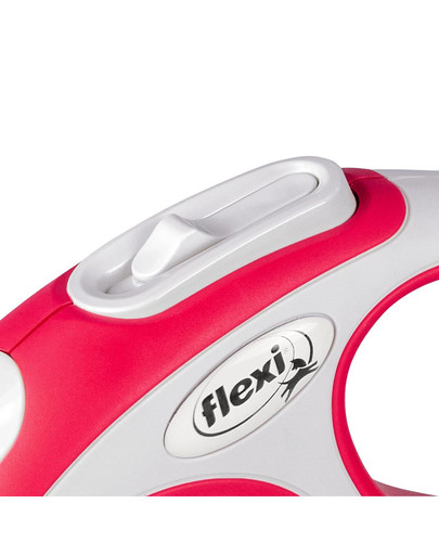 FLEXI New Comfort XS Tape 3 m red automatinis pavadėlis