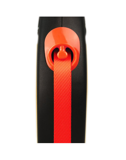 FLEXI New Neon M Tape 5 m orange automatinis pavadėlis