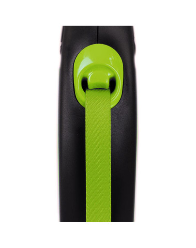 FLEXI New Neon S Tape 5 m green automatinis pavadėlis