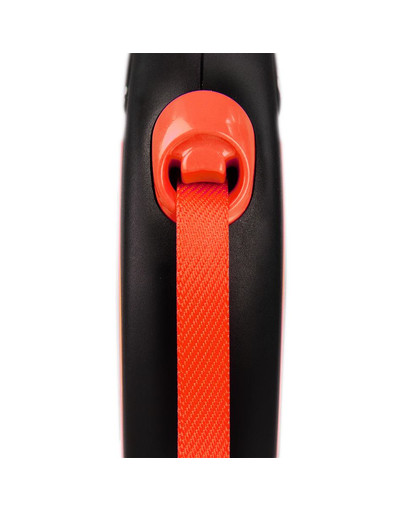 FLEXI New Neon S Tape 5m orange automatinis pavadėlis