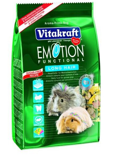 VITAKRAFT Emotion long hair dla świnki mor. 0.6 kg