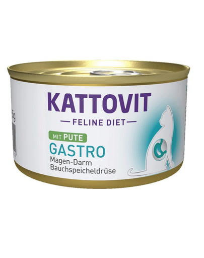 KATTOVIT Feline Diet Gastro Turkey kalakutiena 85 g