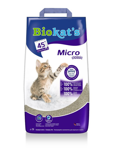 BIOKAT'S Micro Classic 7 l smulkus bentonito kraikas