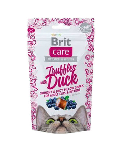 BRIT Care Cat Snack Truffles duck 50 g skanėstai su triufeliais ir antiena