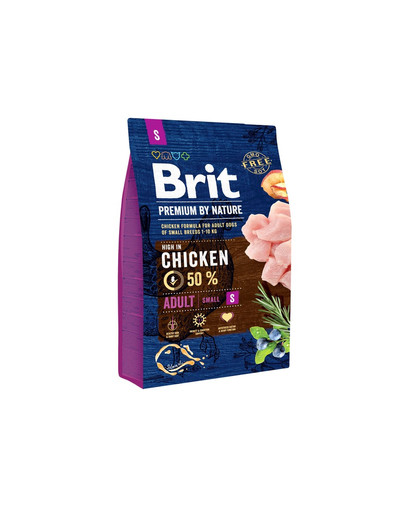 BRIT Premium By Nature Adult S 3 kg