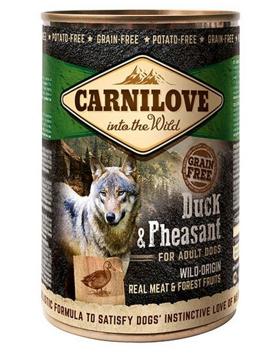 CARNILOVE Wild Meat Šlapias maistas šunims 24 x 400 g