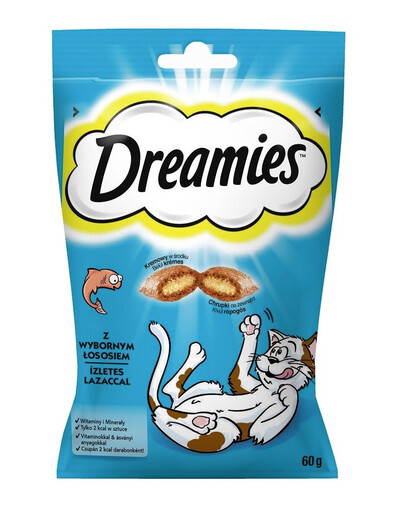 Dreamies su lašiša 60 g X6