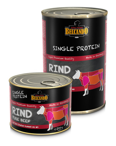BELCANDO Single Protein Jautiena 200 g šlapias šunų maistas