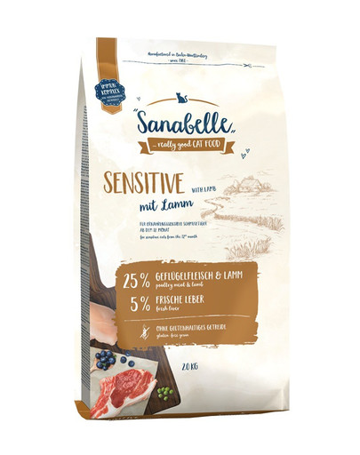 SANABELLE Sensitive Lamb 2 kg