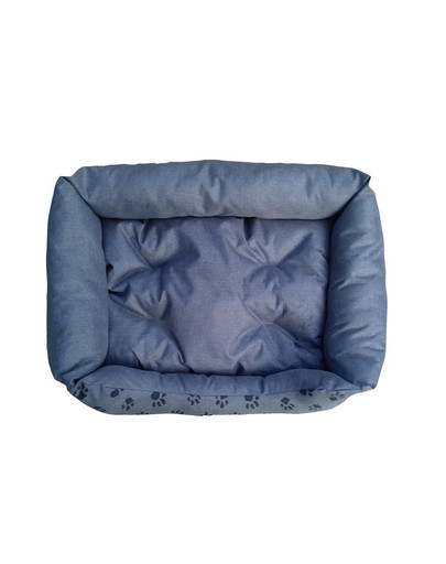 PETSBED Guolis-sofa su pagalvė  plieno spalvos su letenėlėms 78 x 60 cm