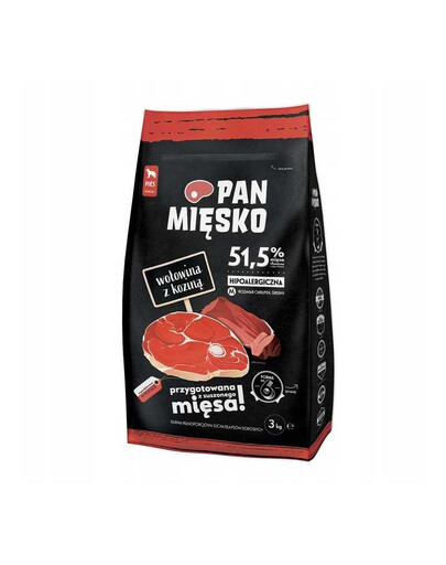 PAN MIĘSKO Jautiena su ožka vidutinių veislių galvijams 20 kg