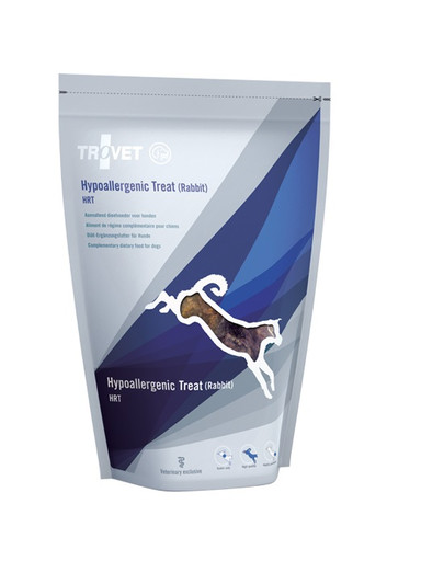 TROVET Hypoallergenic Treat Rabbit HRT funkciniai skanėstai šunims triušiena 250 g