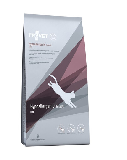 TROVET Hypoallergenic Insect IRD katėms 3 kg