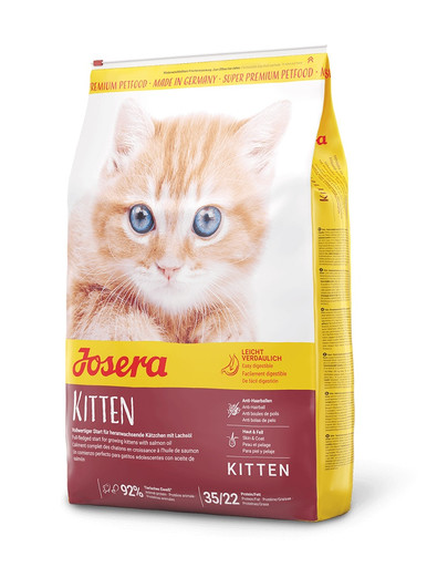 JOSERA Kitten sausas maistas kačiukams ir nėščioms ir žindančioms katėms 10 kg