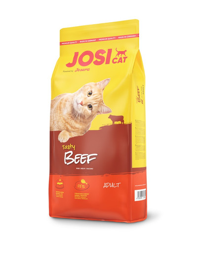 JOSERA JosiCat Tasty Beef 18 kg sausas maistas su jautiena katėms