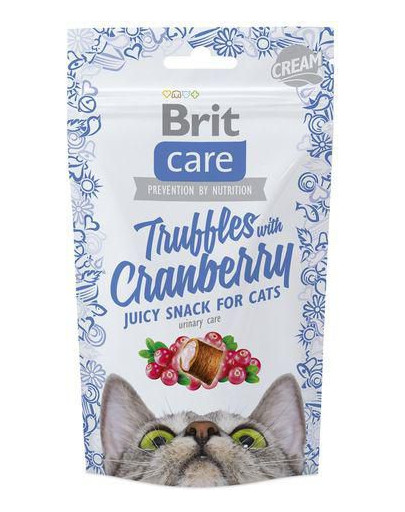 BRIT Care skanėstai katėms Truffles Cranberry 50g