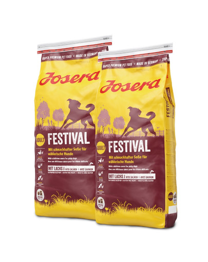 JOSERA Dog Festival išrankiems šunims 12,5 kg x 2