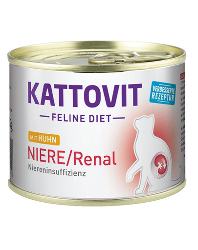 KATTOVIT Feline Diet Niere/Renal vištiena 185 g