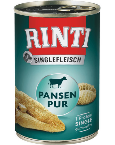 RINTI Singlefleisch Rumen Pure 400 g monoproteininas prieskrandis