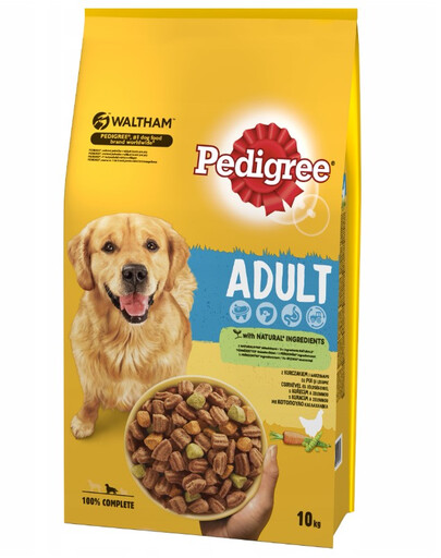 PEDIGREE Adult Vištiena su daržovėmis 10kg