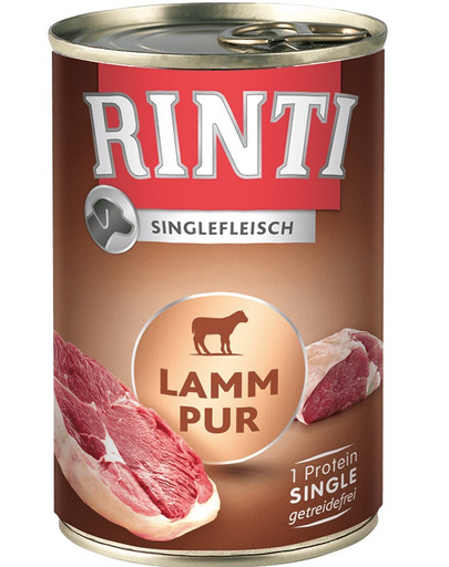 RINTI Singlefleisch Lamb Pure 400 g monoproteinas ėriena