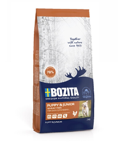 BOZITA Puppy & Junior Wheat Free 2 kg