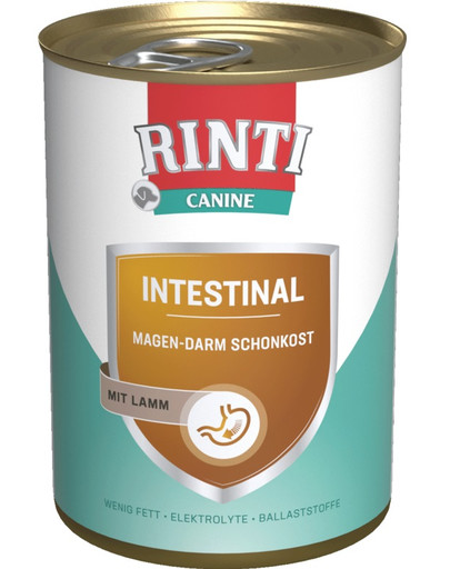 RINTI Canine Intestinal Lamb ėriena 800 g