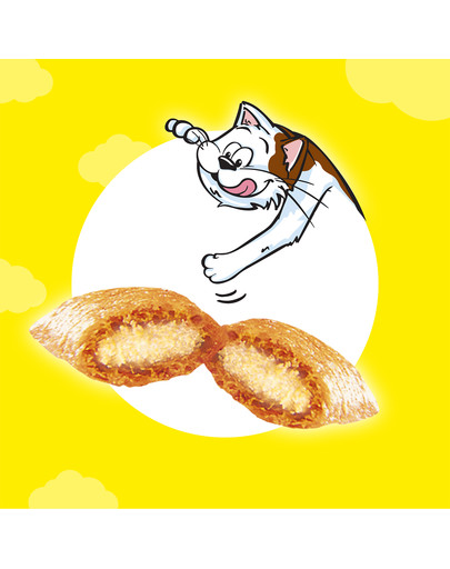 DREAMIES Variety Snack Box kačių skanėstai su vištiena, sūriu ir lašiša 720 g
