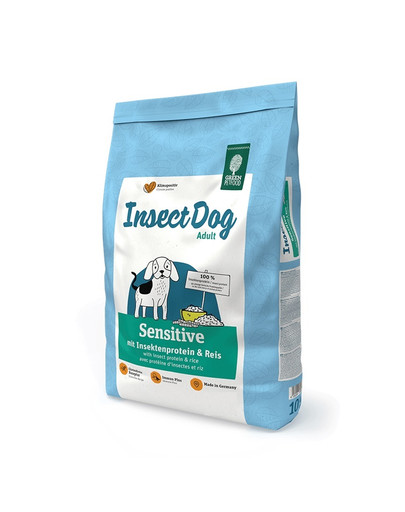 GREEN PETFOOD InsectDog Sensitive 900g sausas šunų maistas