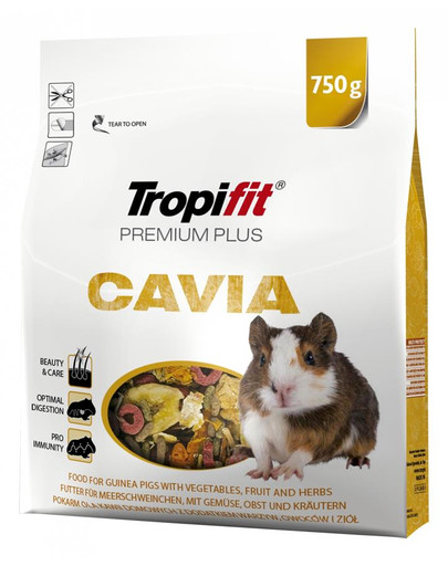 TROPIFIT Premium Plus CAVIA jūrų kiaulytėms 750 g