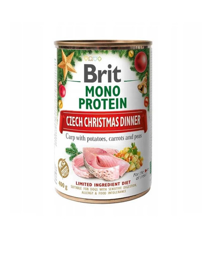 BRIT Mono Protein Christmas Dinner karpis 400 g