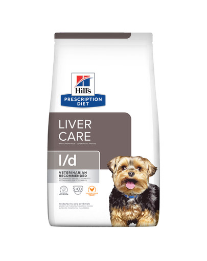 HILL'S Prescription Diet Canine l/d 4 kg maistas šunims, sergantiems kepenų ligomis